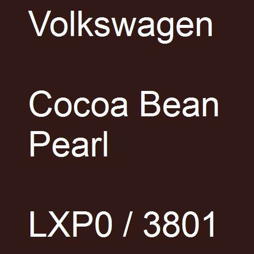 Volkswagen, Cocoa Bean Pearl, LXP0 / 3801.